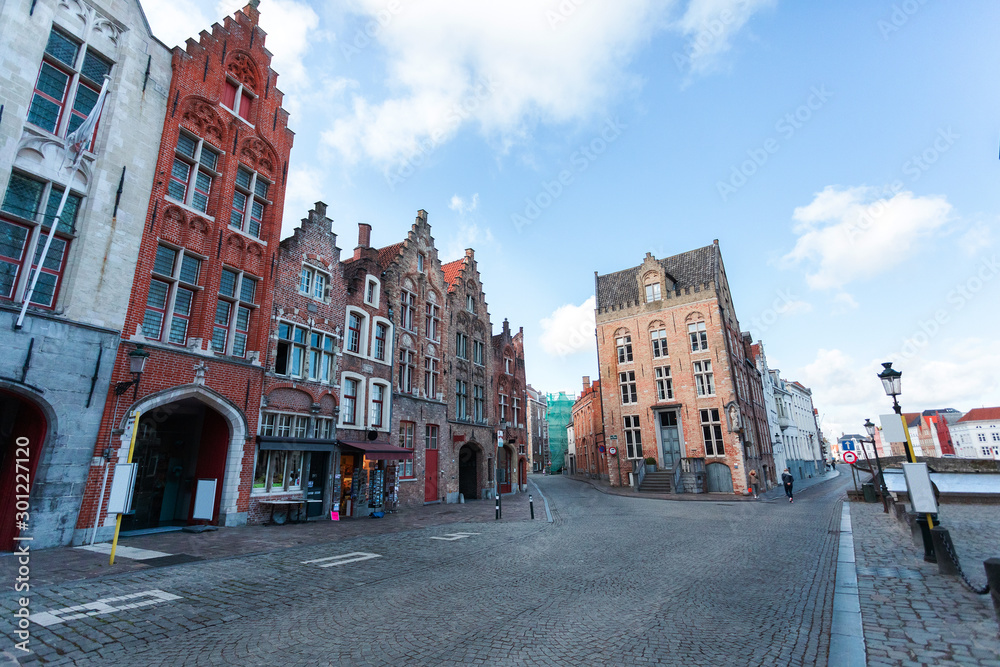 Street in Bruges, Belgium