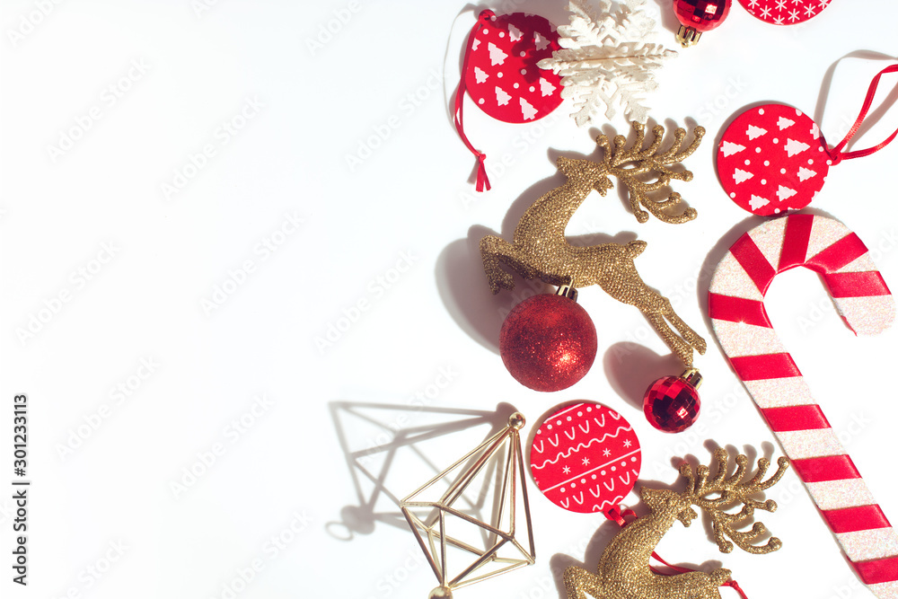 celebration happy new year and merry christmas season greeting holiday festival with red prop decoration gift on vintage background celebration happy new year and merry christmas season greeting holiday festival with red prop decoration gift on vintage background