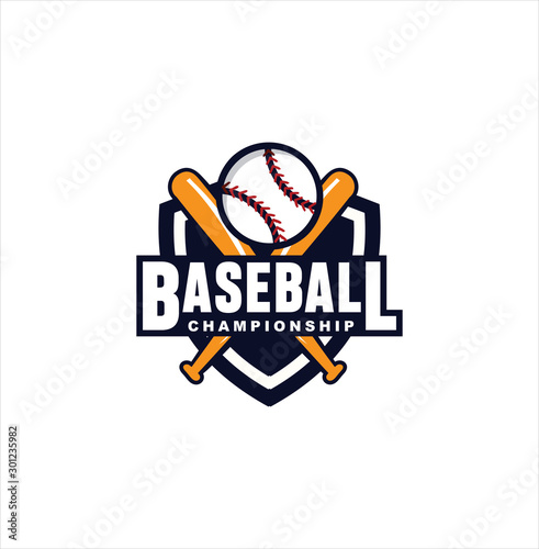 Baseball championship logo design inspiration. Template logo  . Baseball Logo Template . Bold, Playful, Training Logo Design . Sport Logo