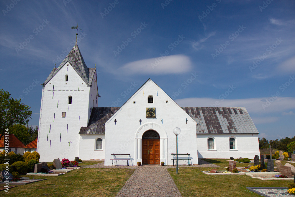 Sankt Clemens Church located in the island of Romo
