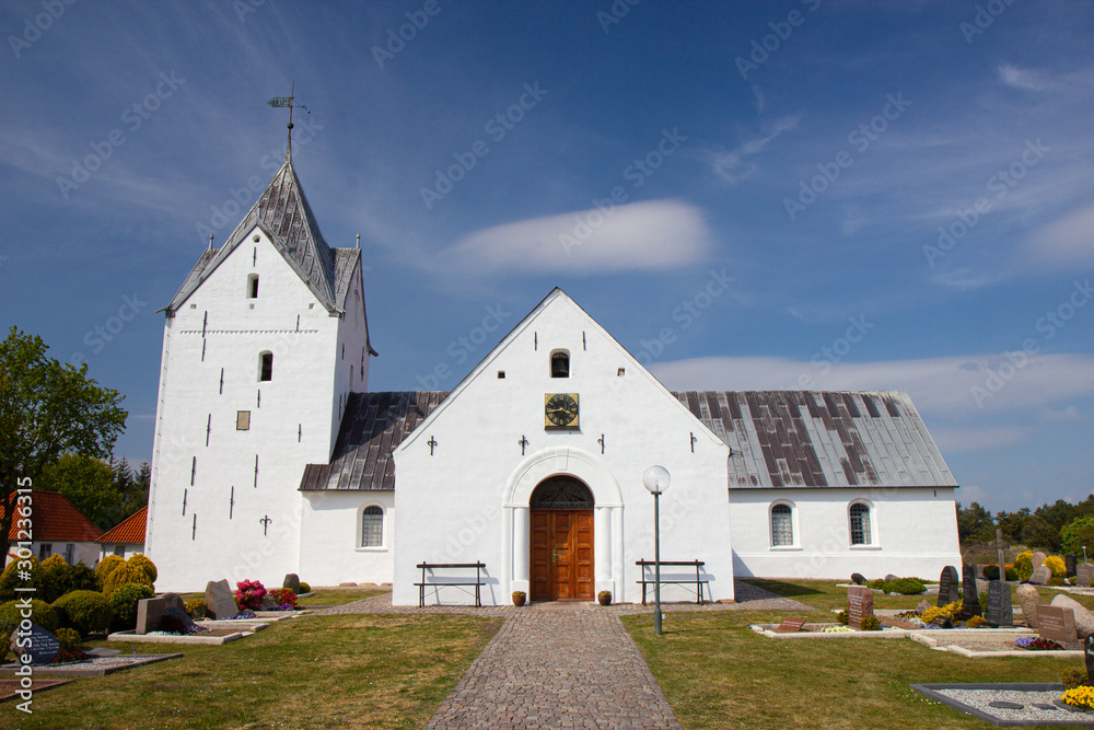 Sankt Clemens Church located in the island of Romo