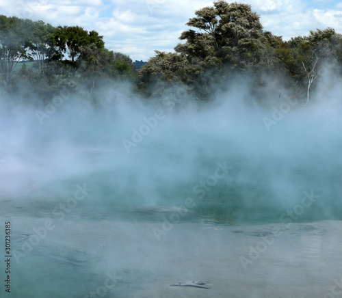 Rotorua Neuseeland hei  e Quellen 