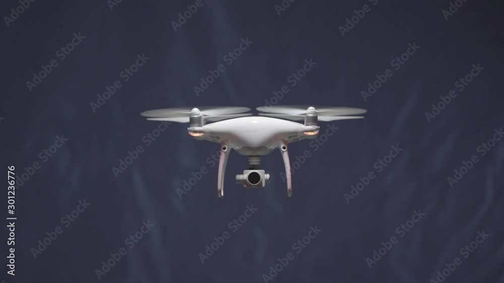 Drone Flying Black Background Drone Flying Black Background