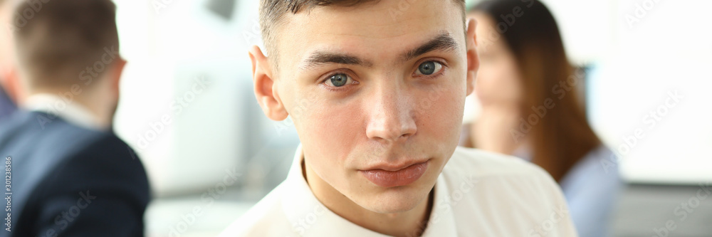 Fototapeta premium Handsome manager in office