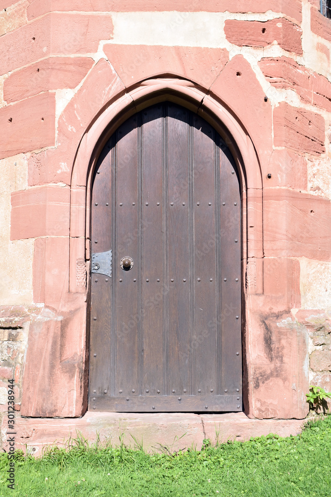 Old Arched Wooden Door 6785-042