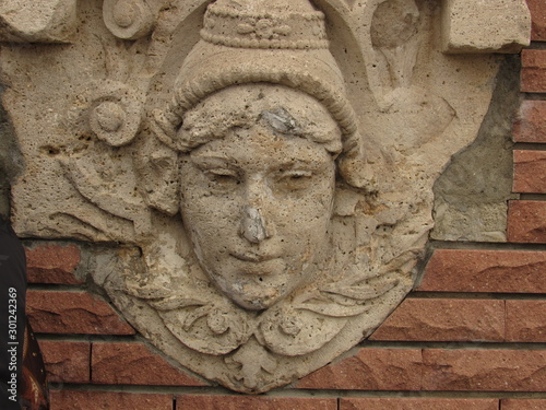 barelief of woman photo