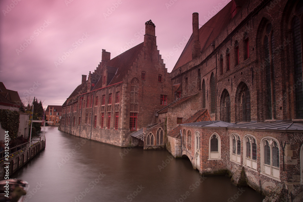Fototapeta premium Brugges in belgium