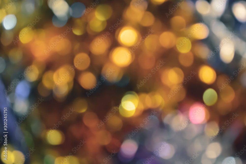 Bokeh of yeallow christmas lights Bokeh of yeallow christmas lights