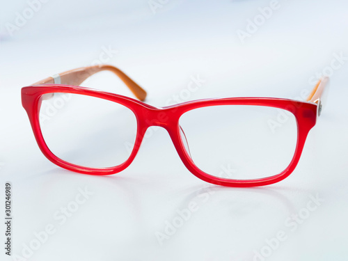 eyeglasses isolated detail shoot