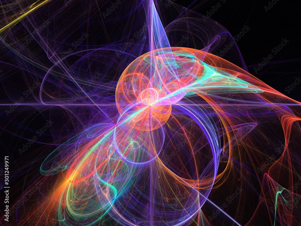 Colorful abstract fractal illustration Colorful abstract fractal illustration