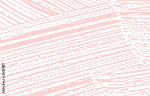 Grunge texture. Distress pink rough trace. Fetchin