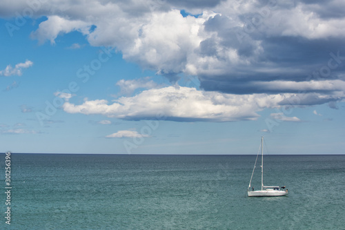yacht in the sea © Jordi