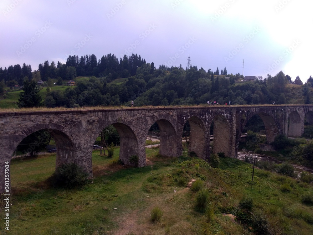 Beautiful stone viaduct