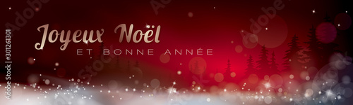 BANNIÈRE JOYEUX NOËL ET BONNE ANNÉE