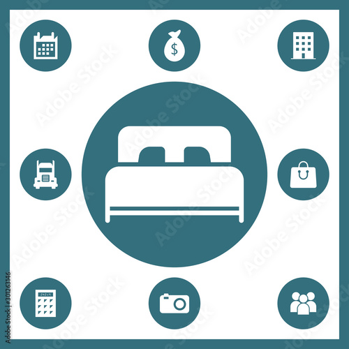 Free Download Bed icon for web and mobile - GFXLoad