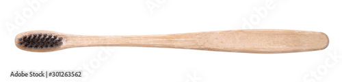 Natural wooden toothbrush