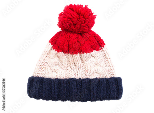Knitted winter warm hat