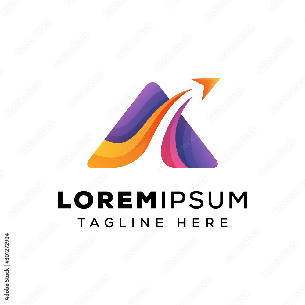 triangle travel logo, letter a flying logo template triangle travel logo, letter a flying logo template