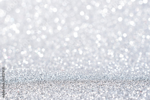 silver glitter abstract background 