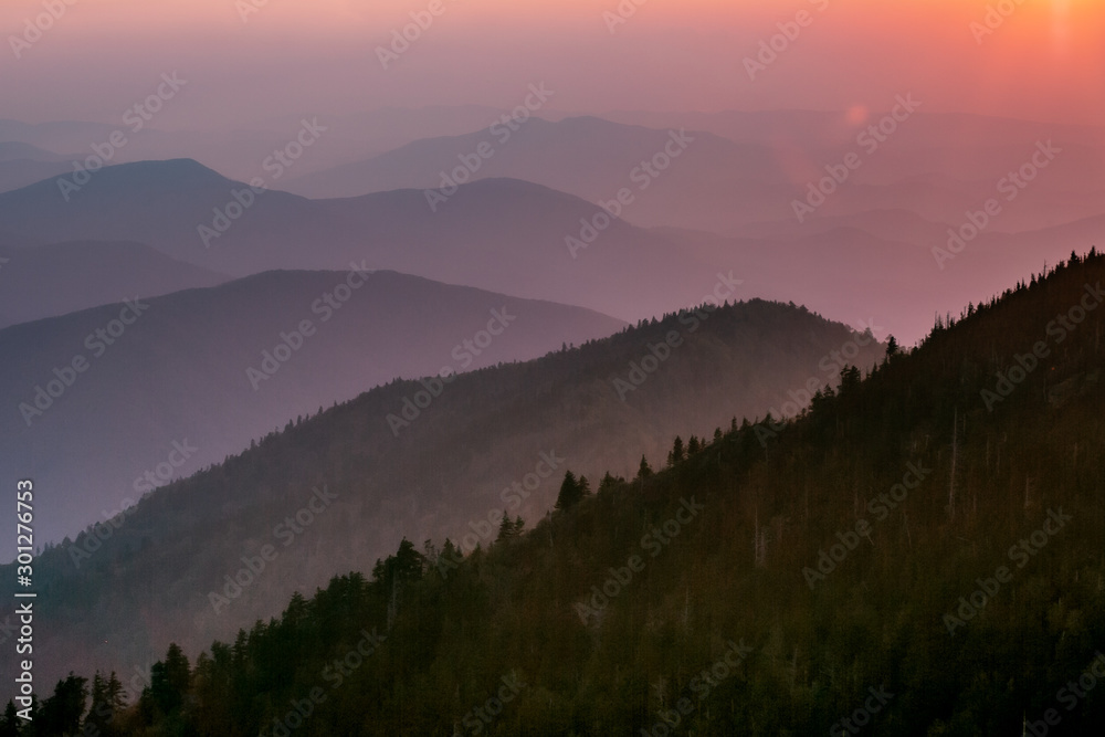 Obraz premium Mountain Sunrise