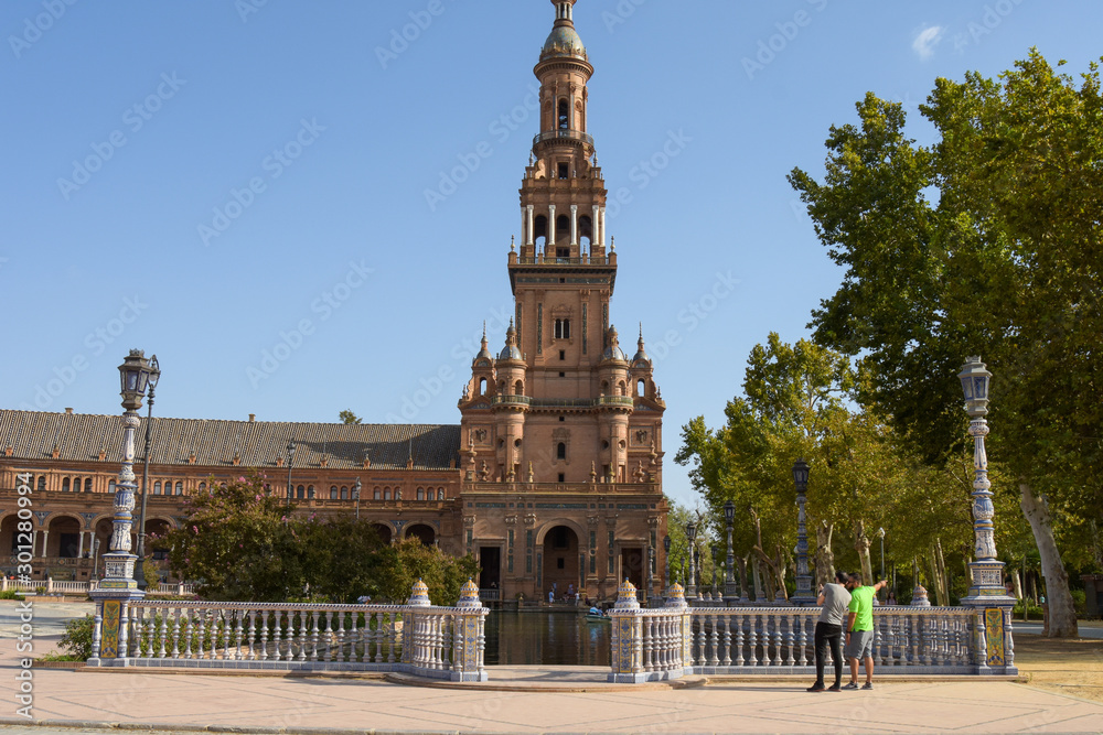 Spain Square in Sevilla, Spain