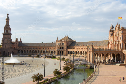 Spain Square in Sevilla, Spain