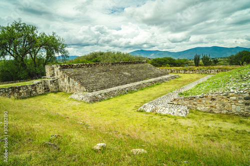 Zapotec Ruin  Dainzu  in Oaxaca  Mexico