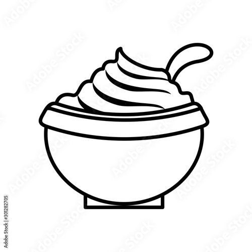 thanksgiving traditional food in bowl