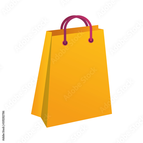 shopping bag paper marketing icon