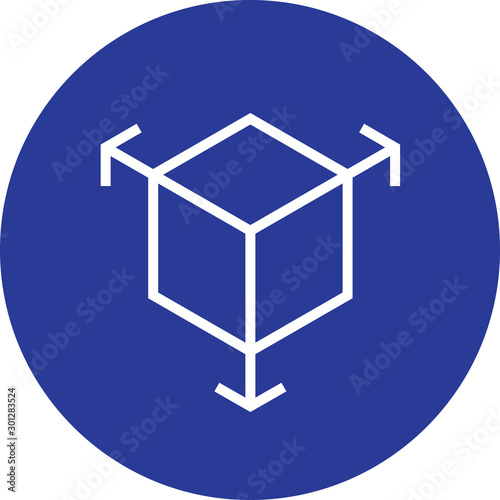 Out Of The Box Outline Icon