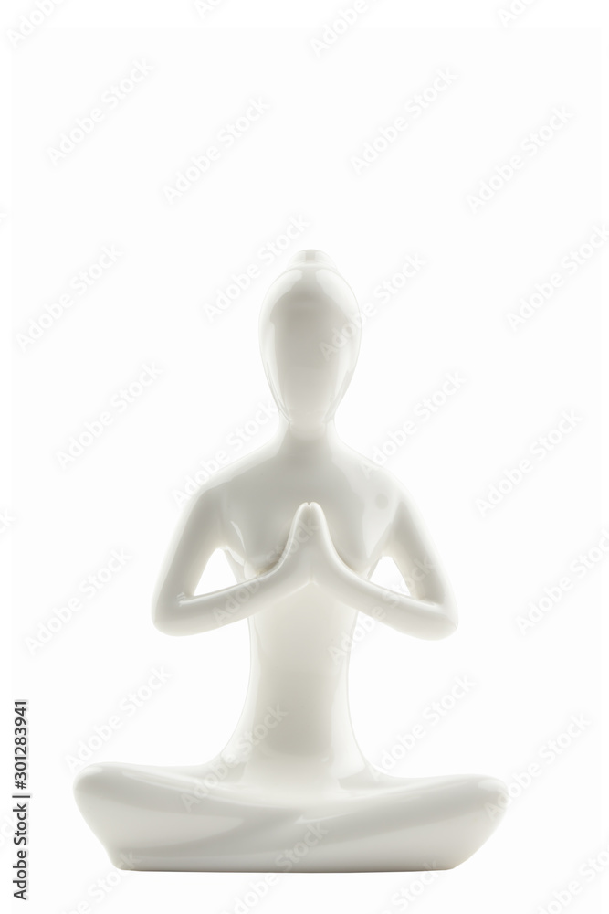 yoga and meditation isolated on white background with clipping path yoga and meditation isolated on white background with clipping path