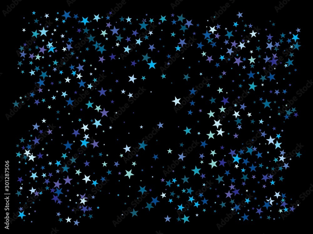 Beautiful shiny falling stars. Beautiful shiny falling stars.
