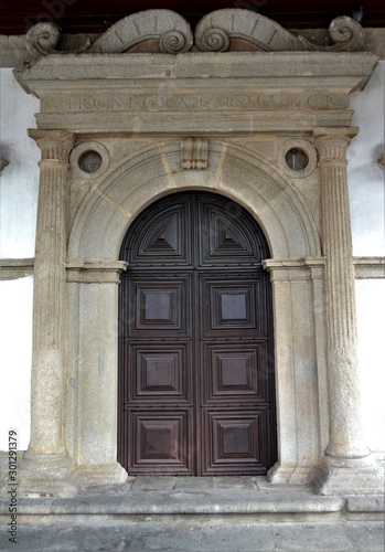 a door in Roman style