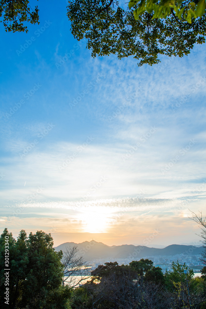 Obraz premium 南嶺を望む