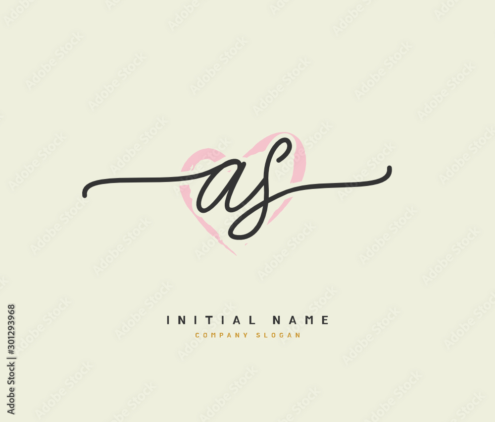 A S AS Beauty vector initial logo, handwriting logo of initial signature, wedding, fashion, jewerly, boutique, floral and botanical with creative template for any company or business. A S AS Beauty vector initial logo, handwriting logo of initial signature, wedding, fashion, jewerly, boutique, floral and botanical with creative template for any company or business.