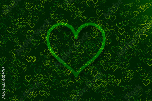 Heart beautiful background