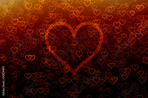 Heart beautiful background