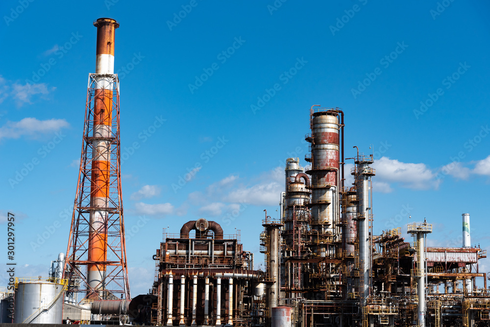 Fototapeta premium 工場のプラント