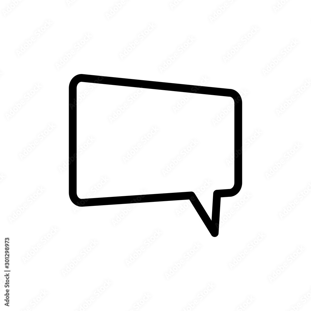 bubble speak icon trendy flat design bubble speak icon trendy flat design