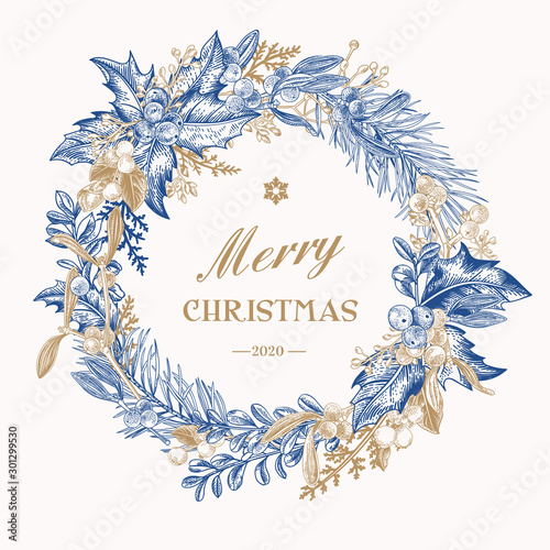 Christmas wreath.