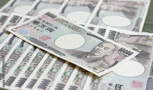 japanese banknotes, Money is essential in forex trading. Concept Travel  saving