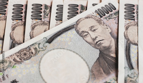 japanese banknotes, Money is essential in forex trading. Concept Travel  saving