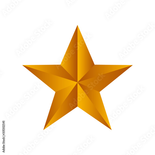 star decoration christmas isolated icon vector illustration design