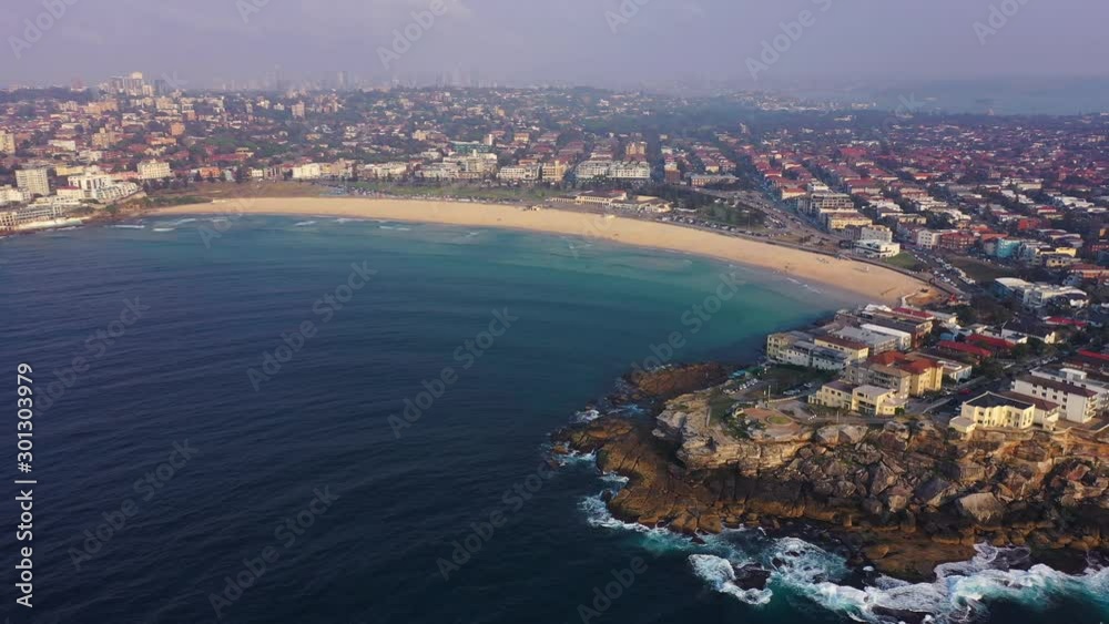 Sydney - Flying away from Bondi Beach Sydney - Flying away from Bondi Beach