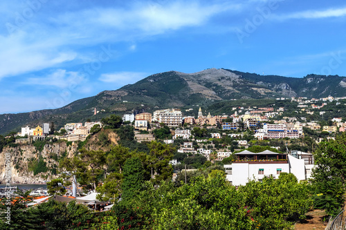 View of the beautifull small resort town of Vico Equense province of Campania in Italy  © Andrey Nikitin