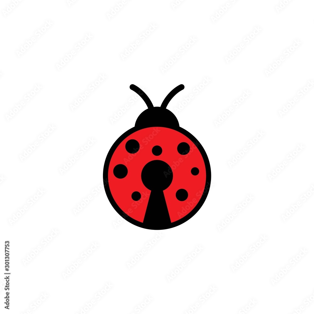 Fototapeta premium ladybug logo