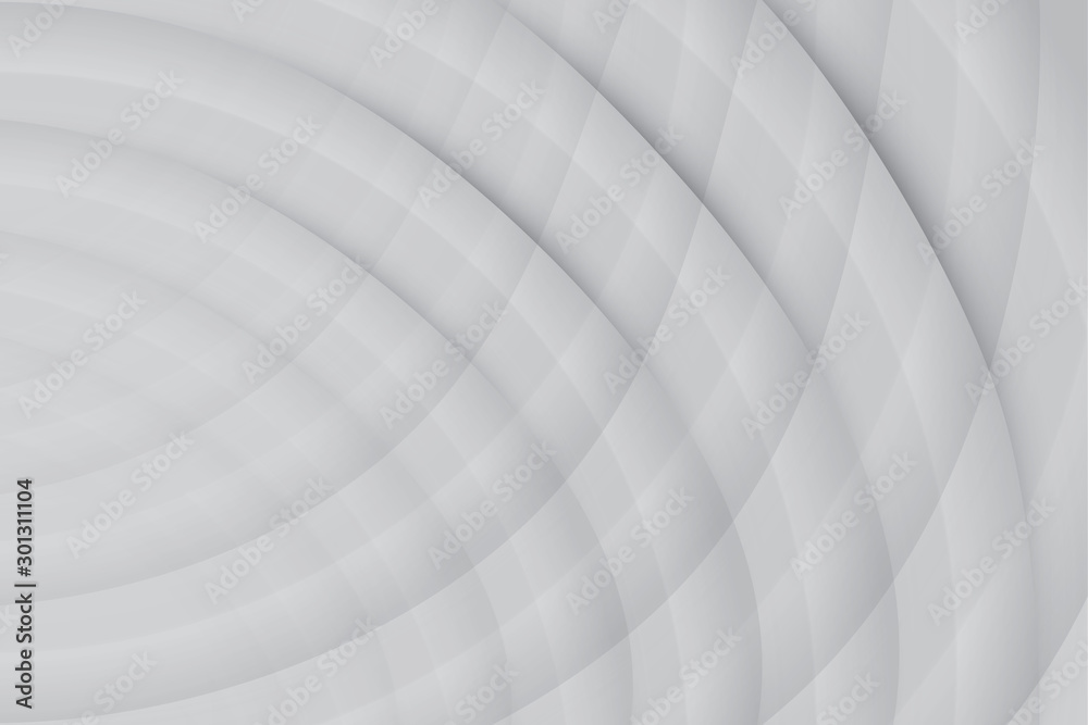 Obraz premium Abstract geometric white and gray color background. Vector, illustration.