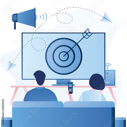 Addressable TV advertising, new advertising technology with big loudspeaker
