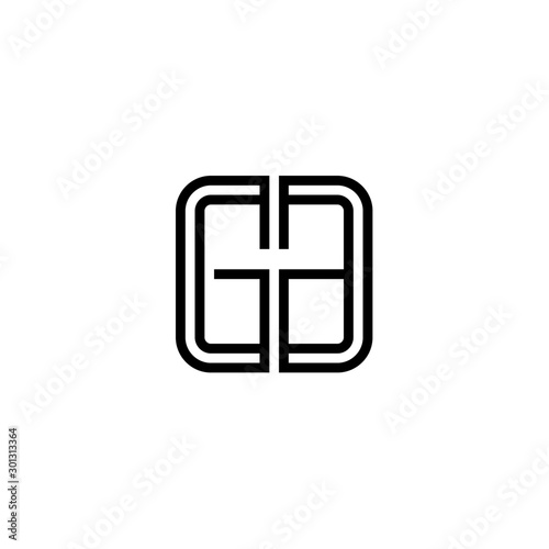 Letter GA logo icon design template elements © Catharsis