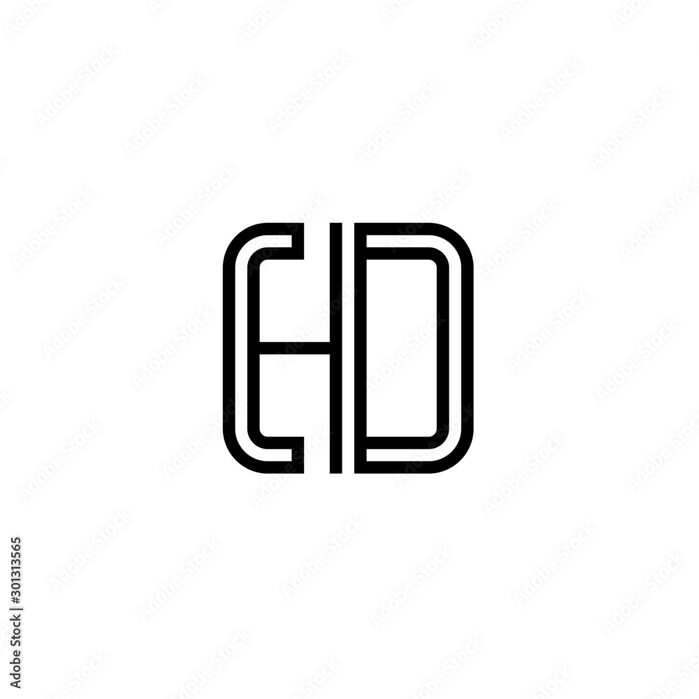 Letter HD logo icon design template elements Letter HD logo icon design template elements